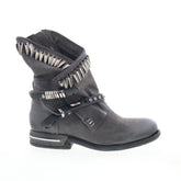 Tosh 516332-101-0001 Womens Gray Leather Zipper Casual Dress Boots