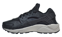 AIR HUARACHE RUN PRM WMNS"BLACK/BLACK/LIGHT BONE/DARK GR" 683818 010
