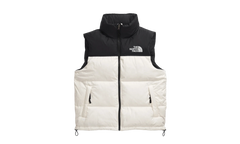 1996 Retro Nuptse Vest "White Dune / TNF Black / Recycled Down" NF0A3JQQGOM
