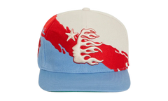 Paintbrush Snapback Hat "Red / Blue" HSR214