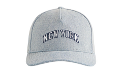 New York Knicks Denim 9Forty M Crown Snapback "Mid Indigo" khm051286 452