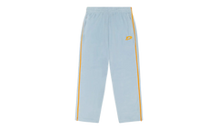 5Q Zip Velour Warmup Track Pants "Light Blue" DT434