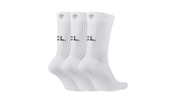 NOCTA CREW SOCKS 3 PACK "White / Black" DD9240 100