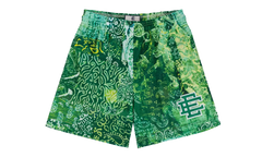 EE Basic Shorts "Neon Green Paisley" EE236