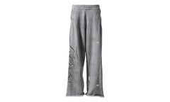 Distressed Script Sweatpants "Grey" 10062659