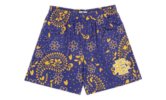 EE BASIC SHORT "SS21 - Purple Paisley" EE699