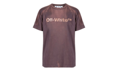 Laundry Logo Short Sleeve T-Shirt "Aubergine" OMAA027F22JER0203535