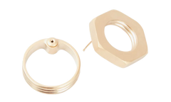 Bolt & Nut Cutout Earring "GOLD" SM0VG0022SV0272950