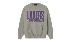 LAKERS SPORTS FIT CREWNECK SWEATSHIRT "CONCRETE HEATHER" 192NB256505F