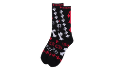 Stencil Socks "Black" CHRM1134