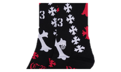 Stencil Socks "Black" CHRM1134