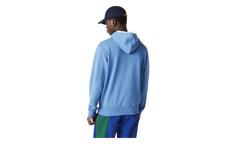 Signature Hooded Flecked Cotton Fleece Hoodie "Blue Chine" SH2059 HG3