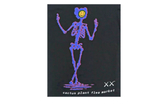 Kaws X Cactus Plant Flea Market Tee "Black" 2274 1FW210103XKS BLAC