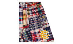 EE Basic Shorts "Madras Plaid / Yellow" EE235