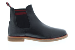 Ben Sherman Brent Chukka BNM00155 Mens Black Leather Slip On Chelsea Boots