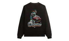 '47 for the NFL: Dolphins Vintage Long-Sleeve Tee "Black" KHM032694 001