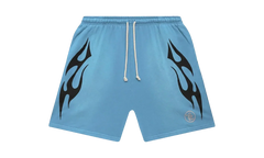 Flame Shorts "Baby Blue / Black" HSR092