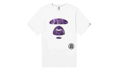 Aape Foil Moonface T-Shirt "White / Purple" CA5CEA57