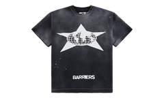 Distressed Star Tee "Vintage Black" BAR30