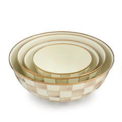 Mocha Check Extra Large Everyday Bowl