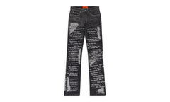 SCRIPTURE RELAXED FIT JEANS "Black" WDWMJNS 0004