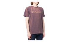 Laundry Logo Short Sleeve T-Shirt "Aubergine" OMAA027F22JER0203535