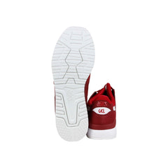Asics Gel Lyte III H7K4Y-2301 Mens Red Suede Lace Up Lifestyle Sneakers Shoes